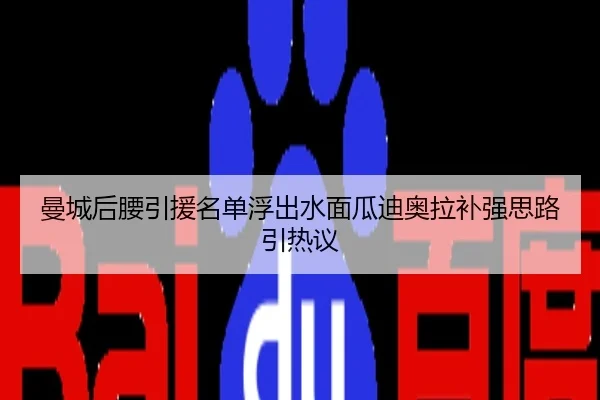 曼城后腰引援名单浮出水面瓜迪奥拉补强思路引热议